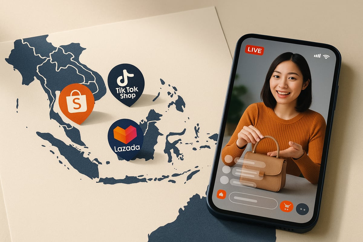 TikTok Shopのライブコマースはなぜ東南アジアで先に離陸したか——タイ・インドネシアの数字が語る二正面作戦